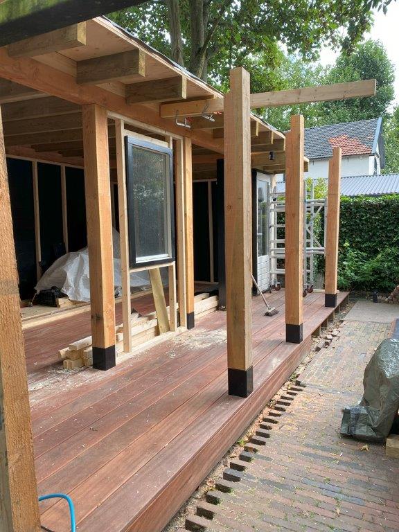 Garage met Veranda