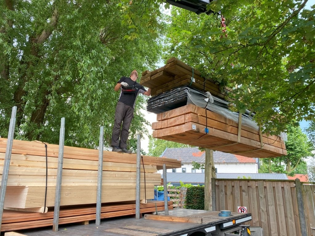 Garage met Veranda